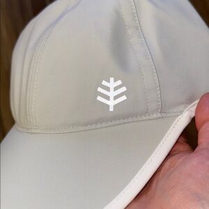 Coolibar Cream Baseball Cap